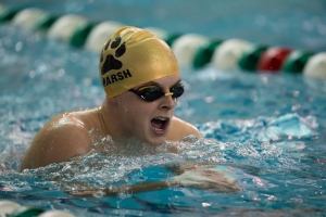 Chandler Marsh (Senior) dominates a lap of breaststroke