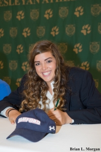 Natalie Armstrong signs to Samford University. Brian L. Morgan.